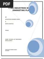 Download Marketing Plan for Titan Industry by Ashutosh Rathod SN16258853 doc pdf