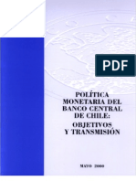 Politica Monetaria-objetivos (2000)- Banco Central de Chile