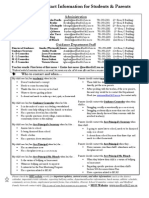 MHS Routine Contact Info For Parents - Updated September 8, 2014