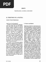 Antonio García Santesmases - El Territorio de La Política PDF