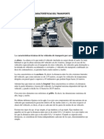 CARACTERÍSTICAS DEL TRANSPORTE