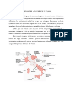 Minoranze Linguistiche