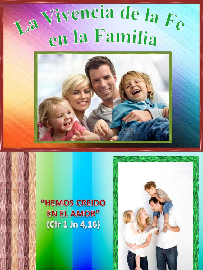 La Fe y la Familia en el Catolicismo | PDF | Fe | Bautismo