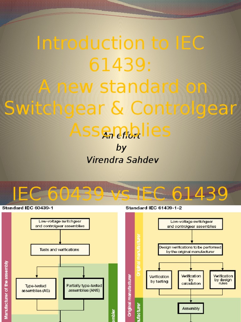 Overview of IEC 61439 Standards | PDF | Electrical Conductor ...