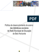 Politica de Desenvolvimento de Acervo