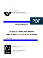 2002-88 Criterio y Acciones Minimas Para El Proyecto de Edificaciones