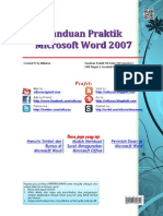 Buku Panduan Praktik Microsoft Word 2007 - Revisi