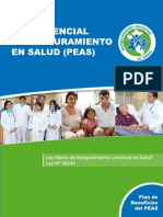 Plan Esencial de Aseguramiento
en Salud - PEAS