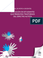Manual de Apoyo a Docentes Educacion de Estudiantes Que Presentan Trastornos Del Espectro Autista