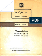 RCA Transistors Introduction to Theory-Circuits