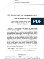 EEG Monitoring in the Intensive Care Unit