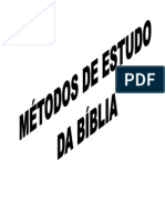 36117640 Apostila Metodos de Estudo Biblico