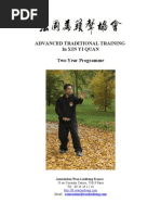 Advanced Traditional Training in Xin Yi Quan Two Year Programme