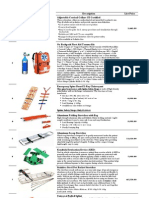 First Aid & Rescue Price List 2013
