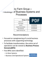 DAIRY FARM GROUP - Redesign of Business Systems and Processes - Case Analysis