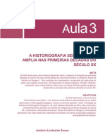 Historia e Historiografia Sergipana Aula 3