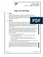 Ansi c84.1 Voltage Level and Range