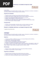 Projeto Turismo Virtual Na Cidade Em Que Se Vive