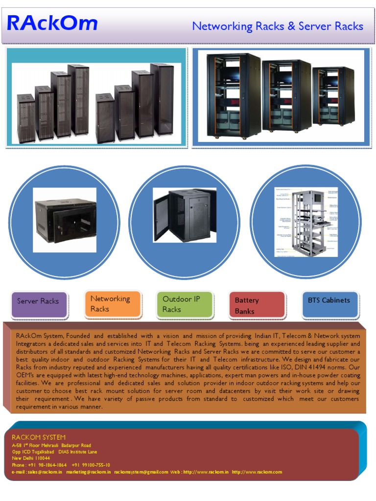 RackOM: IT & Telecom Racking Solutions | PDF