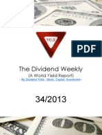 Dividend Weekly 34 - 2013