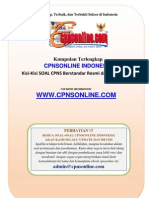 Download 11 SERI PANDUAN SUKSES - BENTUK SOAL CPNSpdf by akhedy87 SN162682745 doc pdf