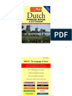 Langue Hollandais Berlitz Guide de Conversation Et Lexique Pour Le Voyage (+Vocabulaire)