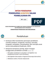 2 Penerapan Pendekatan Scientific Dalam Pembelajaran IPA