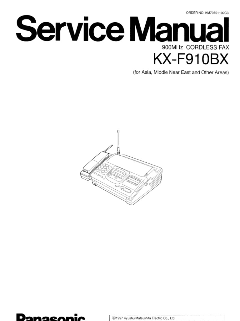 Инструкция для телефона panasonic kx f910bx