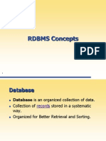 1 RDBMS Concepts