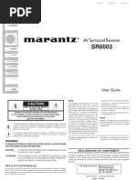 Download MARANTZ_SR6003 by Stevin SN16270493 doc pdf