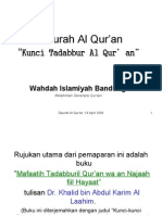 Kunci Tadabbur Al Qur'an