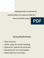 Acoustophoresis