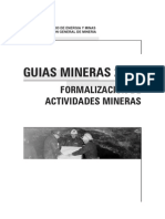 Formalizacion de Actividades Mineras