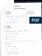 Factoring Trinomials: Trial and Error and The AC-Method