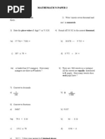 Latihan Matematik