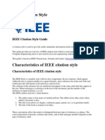 IEEE Citation Style