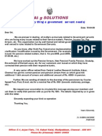 Sai G Solution Pension Associaition Letter