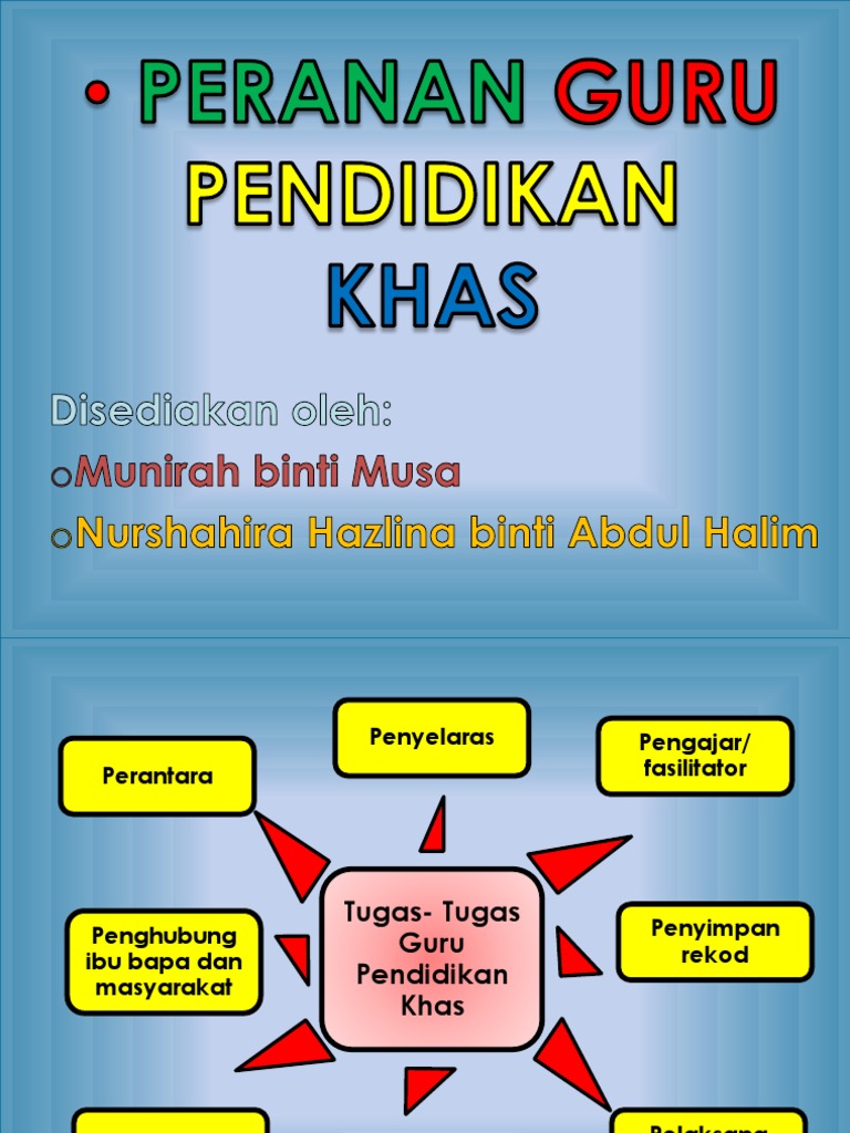 peranan guru pendidikan khas