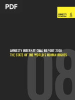 AMNESTY INTERNATIONAL REPORT 2008