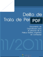 MinSeg - Delito de Trata de Personas - PFA