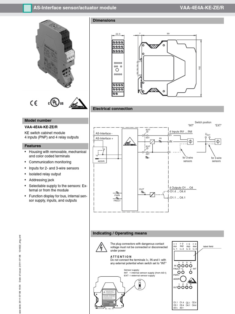Act-Sensor AS-i | PDF