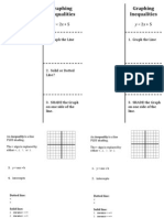 7th Graphing Inequalities Foldable PDF