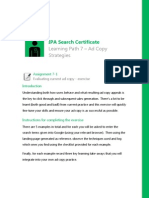 LP Content Search Module 7 Ad Copy - Assignment 7-1 Evaluating Ad Copy v4 0