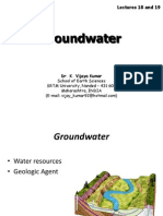 Groundwater: Lectures 18 and 19