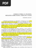 Comeco e Forma Da Filosofia