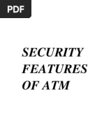 Security Features of Atm