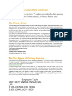 Primary Index Explanation