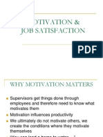 Motivation & Satisfaction