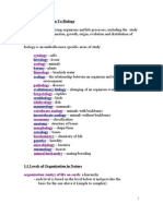 Biology: Chapter 1 Invitation To Biology