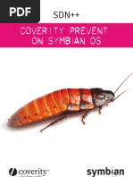 Download Coverity Prevent on the Symbian OS English by Symbian SN16278388 doc pdf